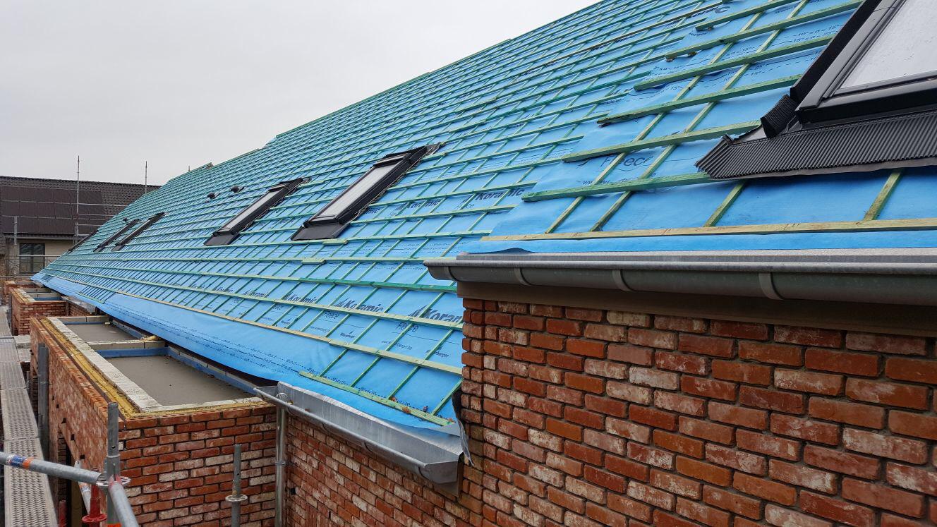 dddakwerken - nieuwbouw - OVH blauw gesmoord - Tielt