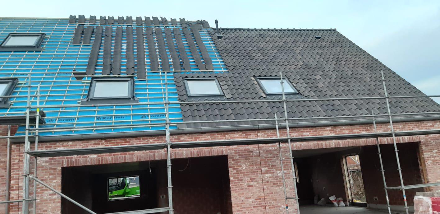 Nieuwbouwproject - Brugge - Monier Bruegel OVH - 70 % blauw - 30 % grijs