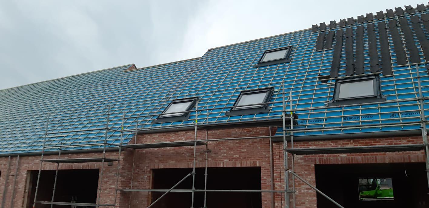 Nieuwbouwproject - Brugge - Monier Bruegel OVH - 70 % blauw - 30 % grijs