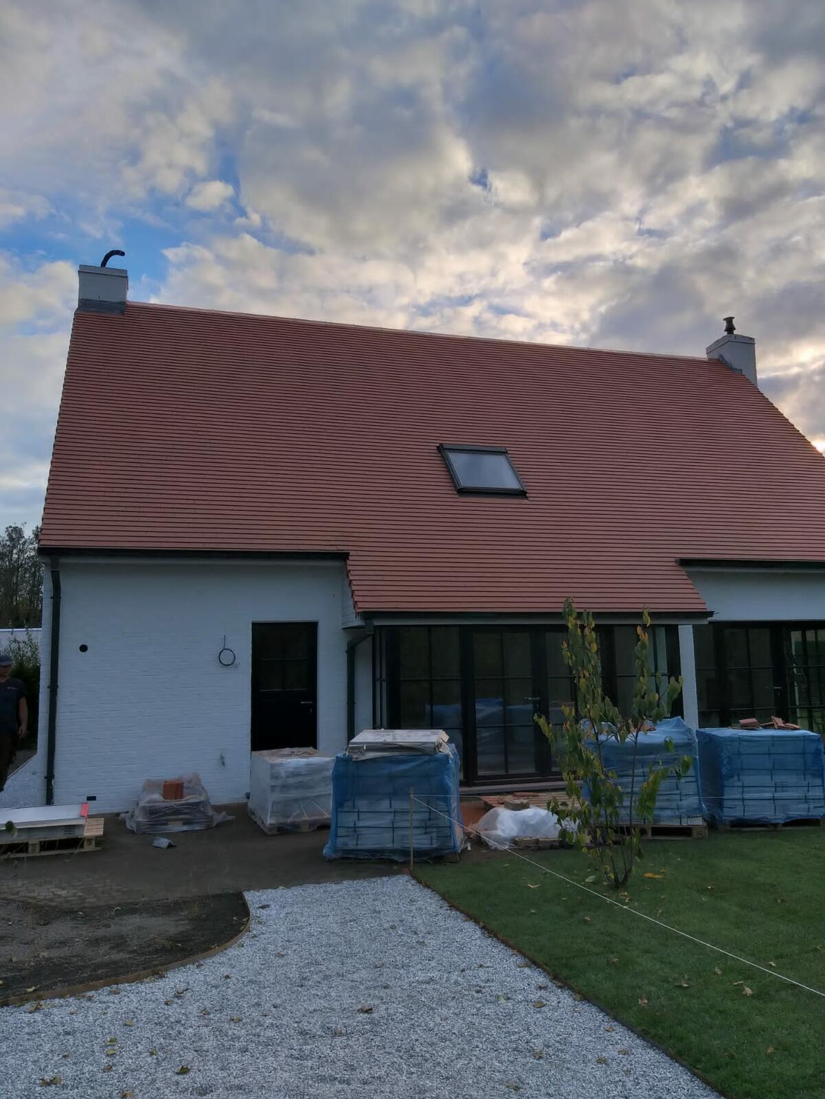 Renovatie met Tegelpan 301, Natuurrood