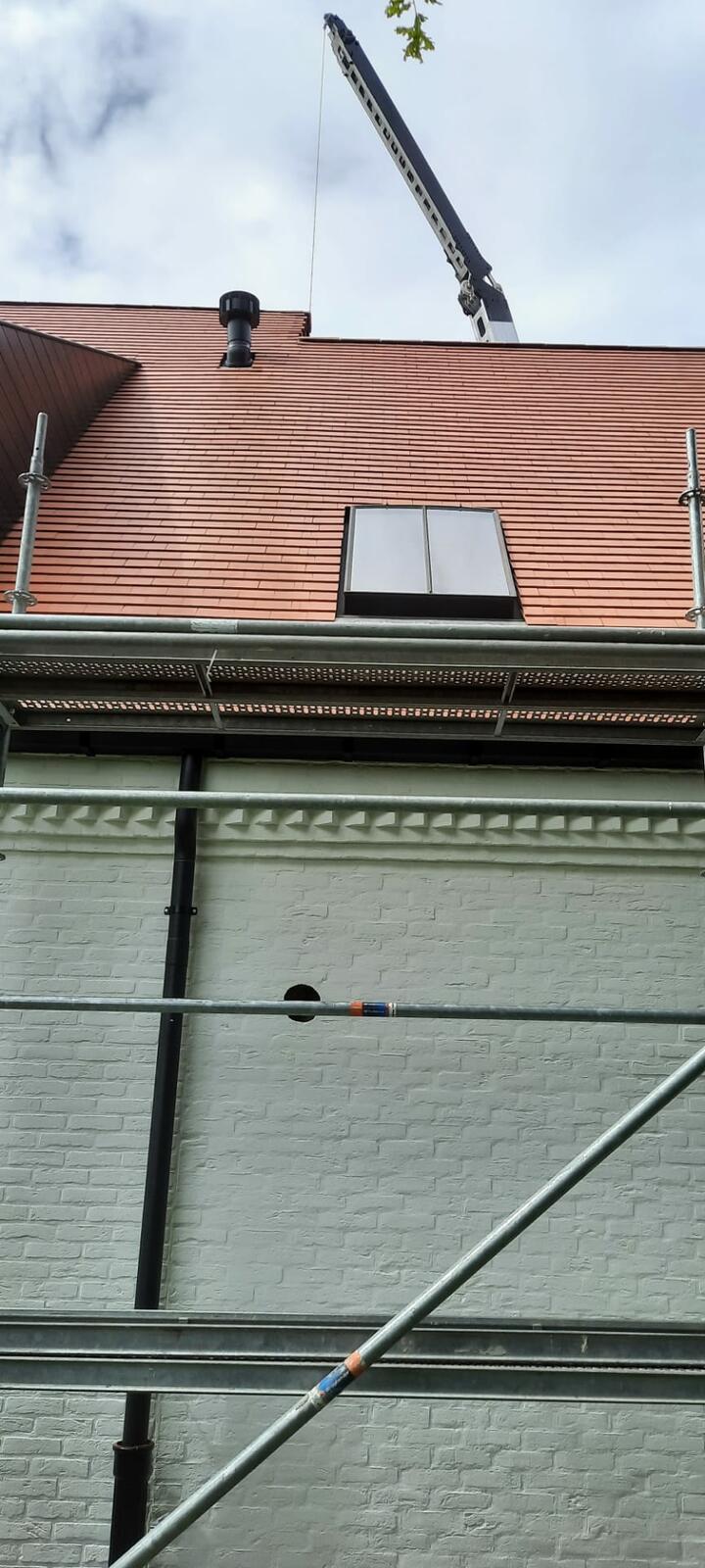 dddakwerken - renovatie - tegelpan 301 natuurrood