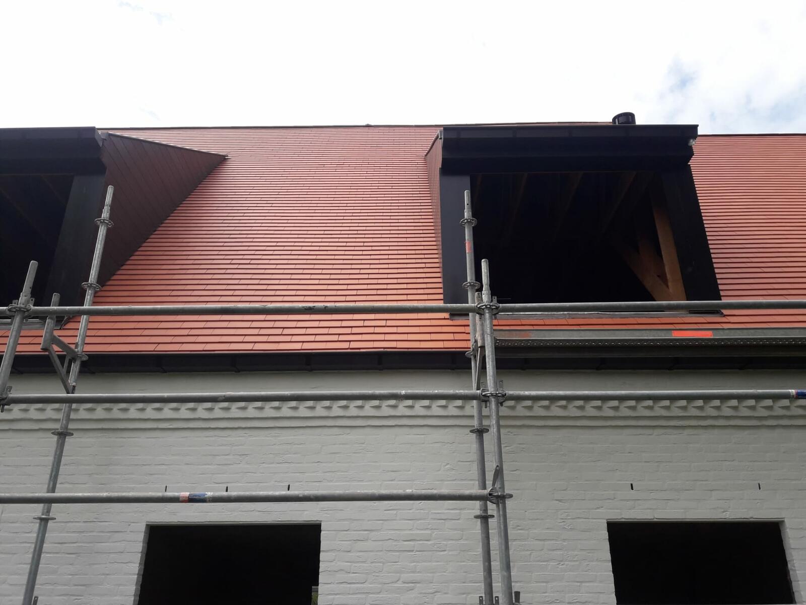 dddakwerken - renovatie - tegelpan 301 natuurrood