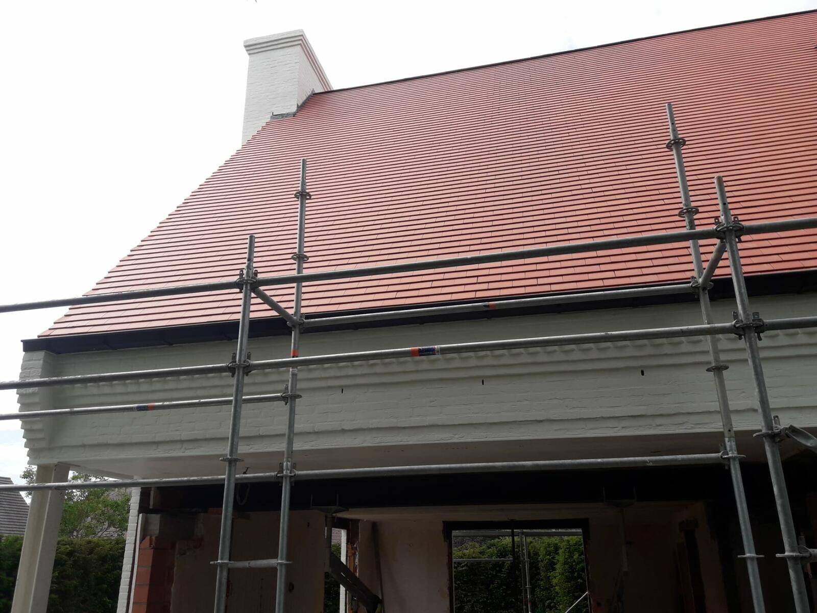 dddakwerken - renovatie - tegelpan 301 natuurrood