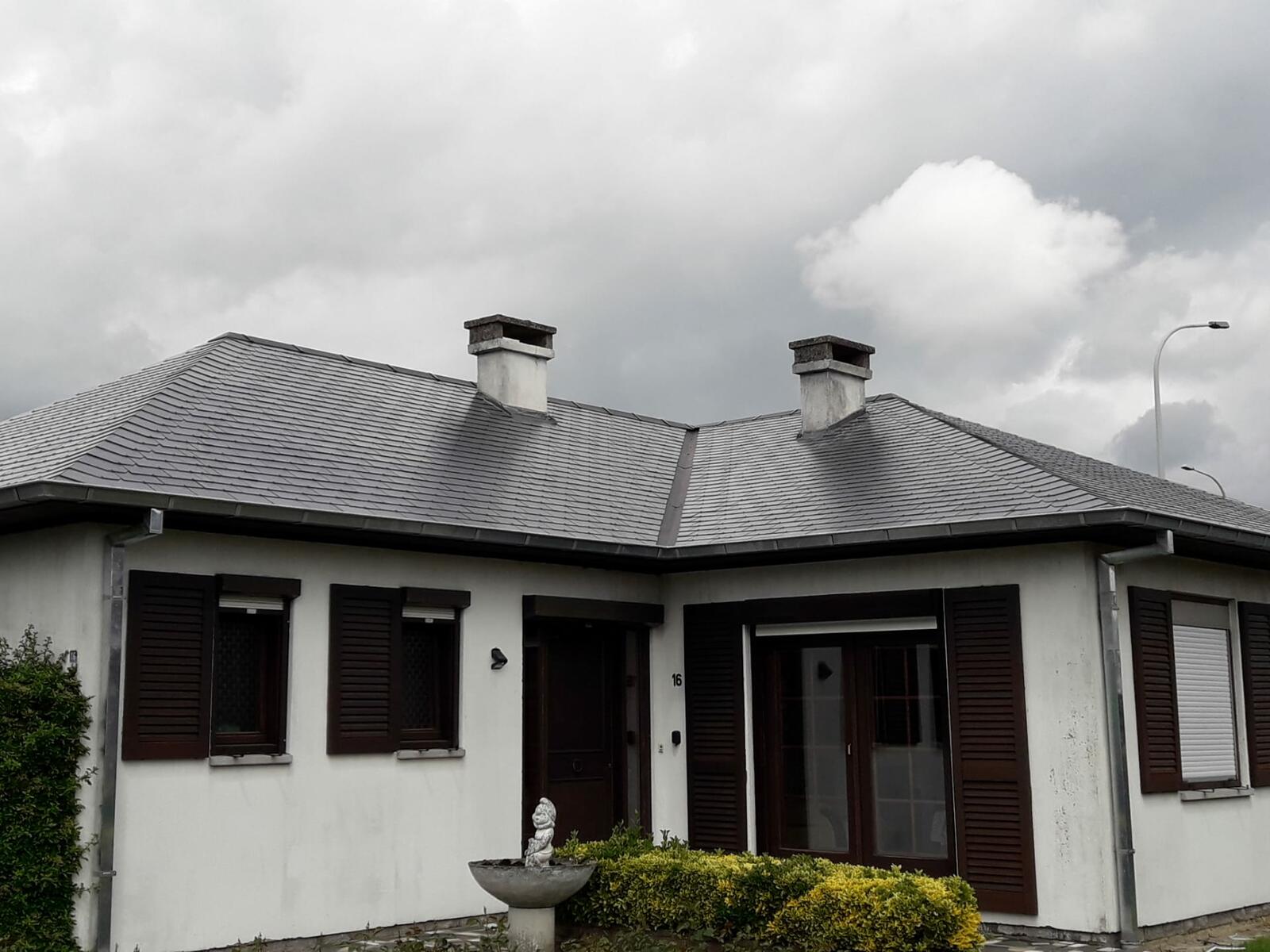 dddakwerken - renovatie - leien