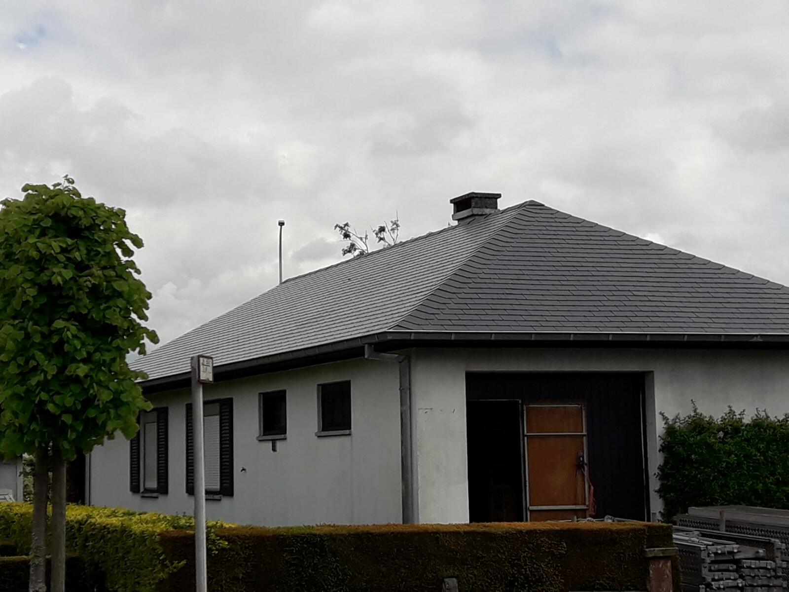 dddakwerken - renovatie - leien