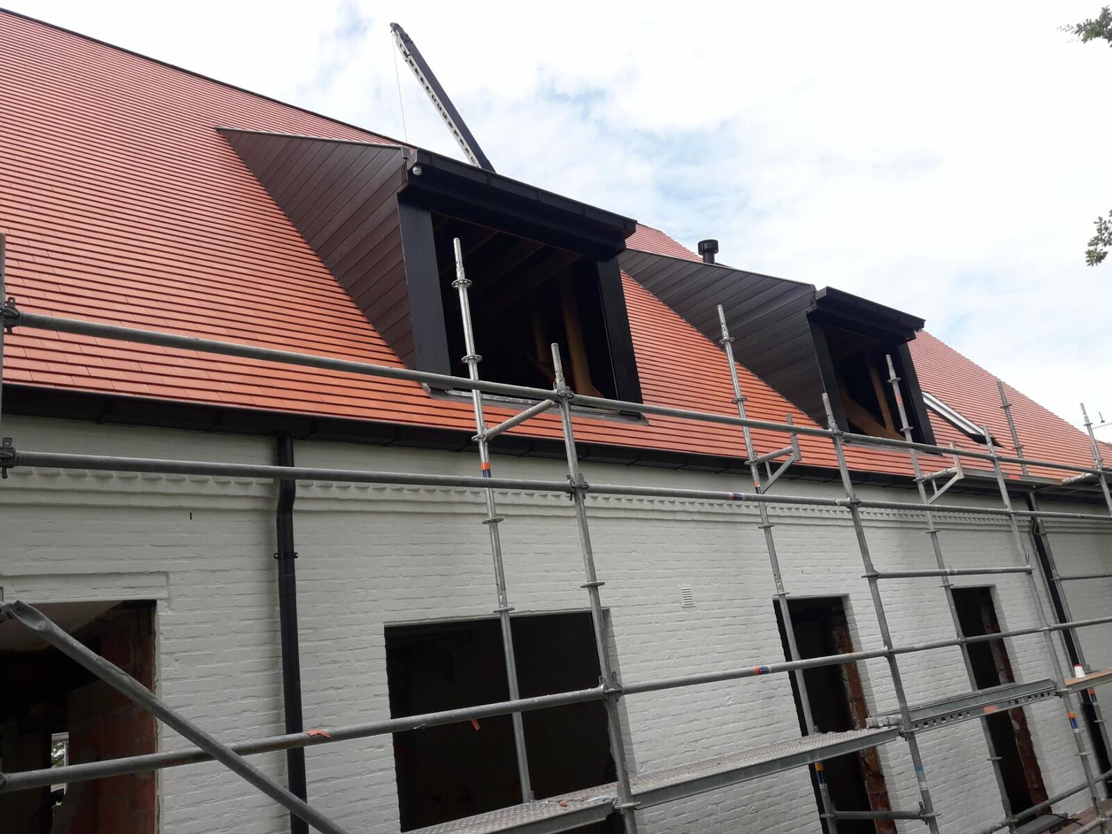 dddakwerken - renovatie - tegelpan 301 natuurrood