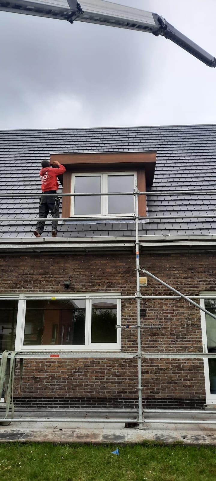 d-ddakwerken Tielt - renovatie - Koramic Vauban Antraciet - zinkwerk - Thermo Ayous