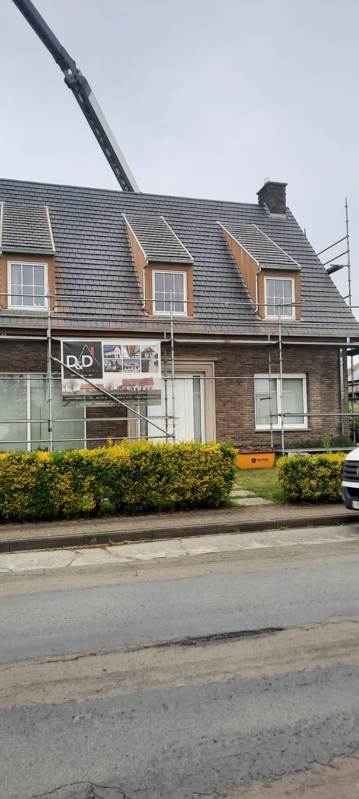 d-ddakwerken Tielt - renovatie - Koramic Vauban Antraciet - zinkwerk - Thermo Ayous