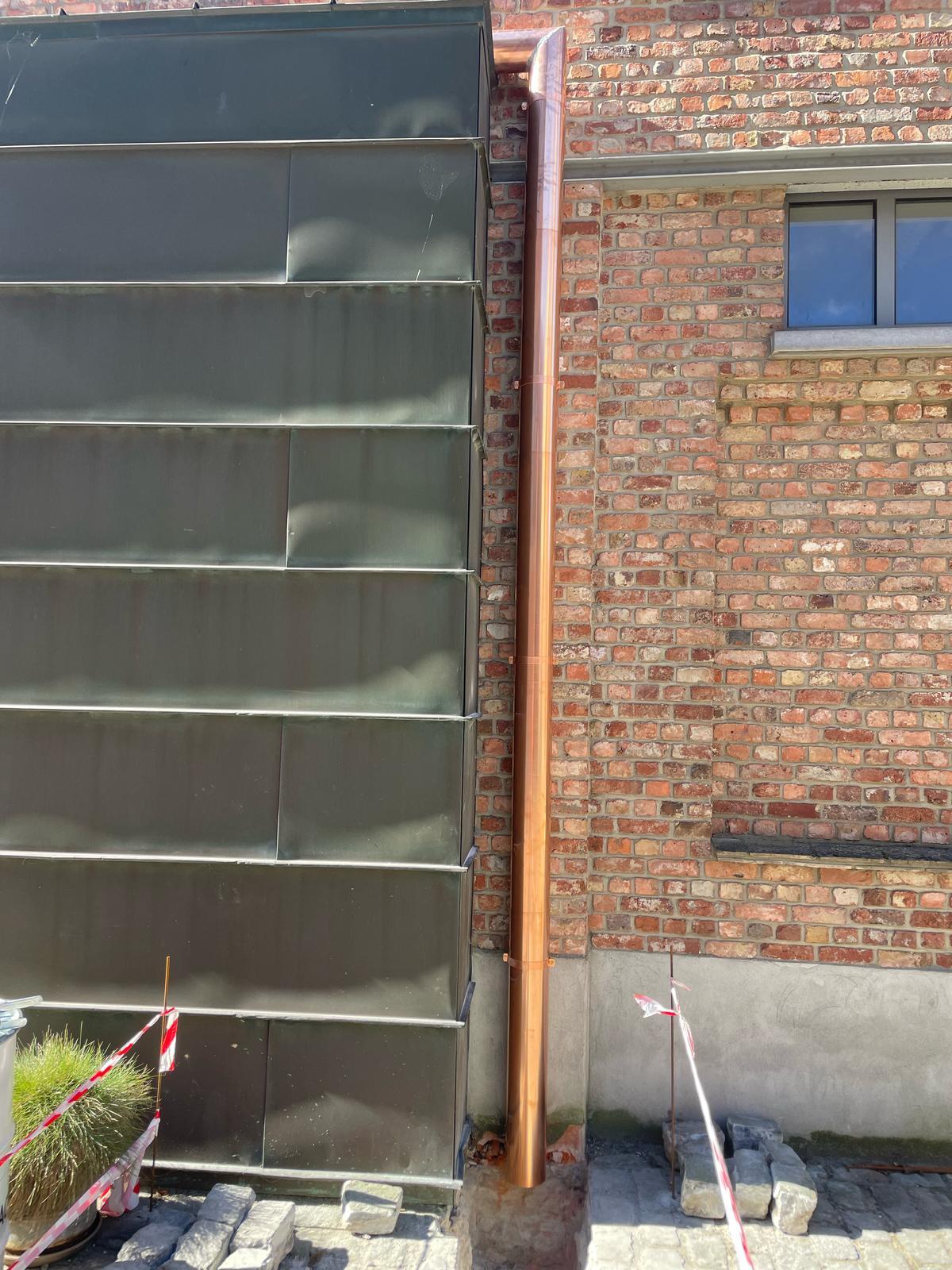 d-ddakwerken Tielt - zinkwerken - koper