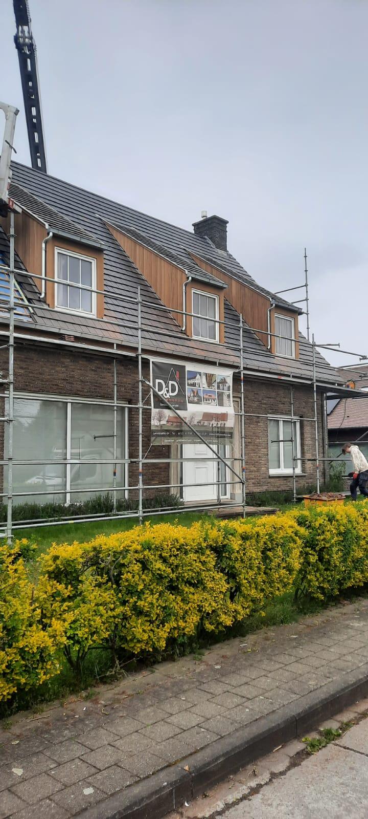 d-ddakwerken Tielt - renovatie - Koramic Vauban Antraciet - zinkwerk - Thermo Ayous