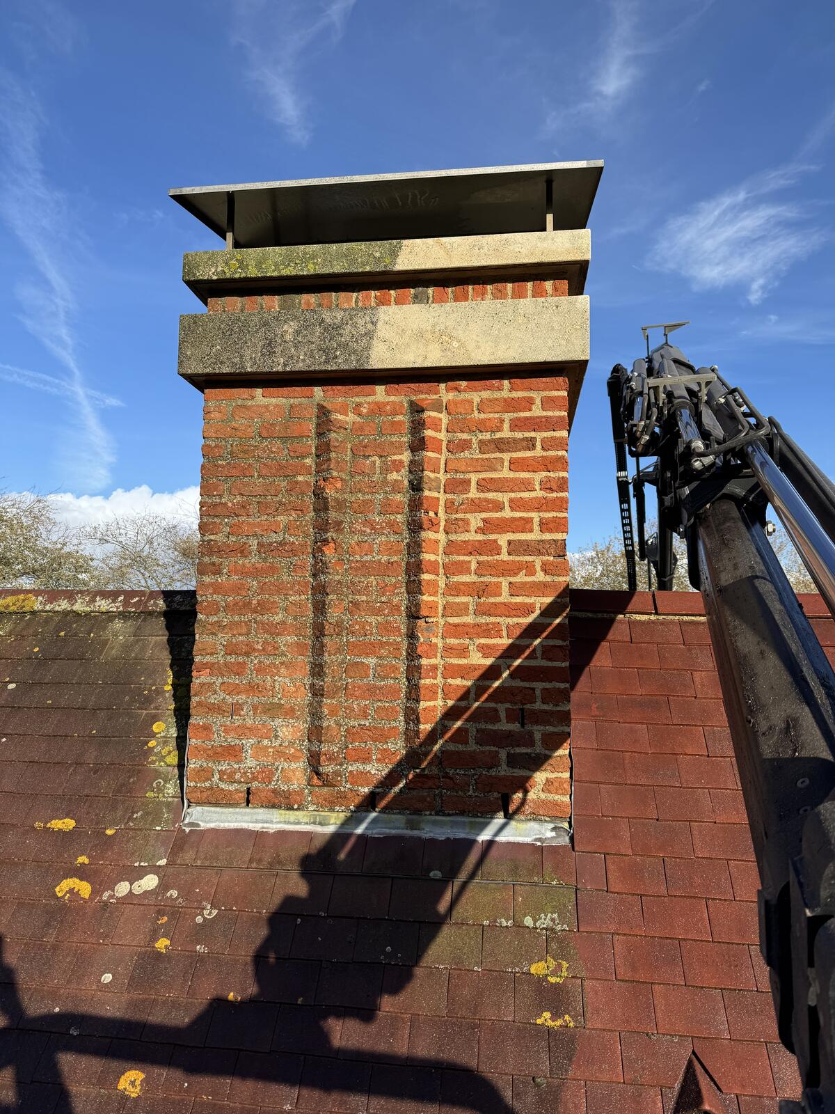 reinigen van de schoorsteen